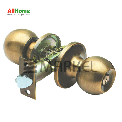 Markel Adk6-Me002Ab Doorknob Tubular Antique Brass