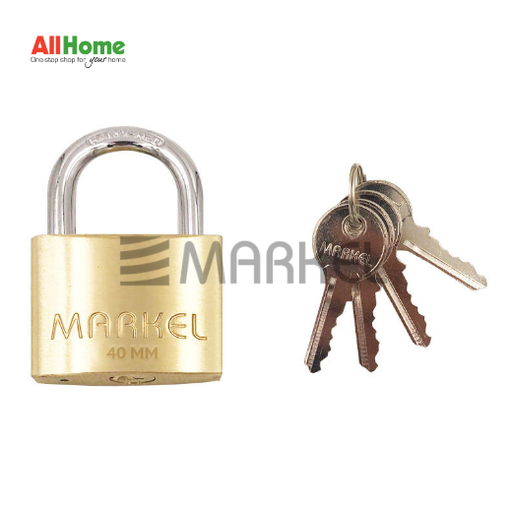 Markel Apl4O Brass Padlock Short Shackle 40mm