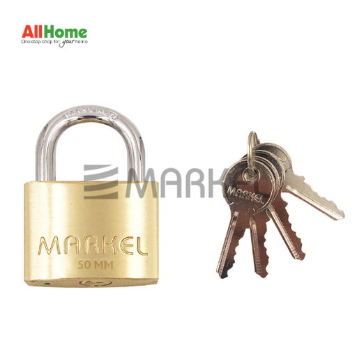 Markel Apl5O Brass Padlock Short Shackle 50mm