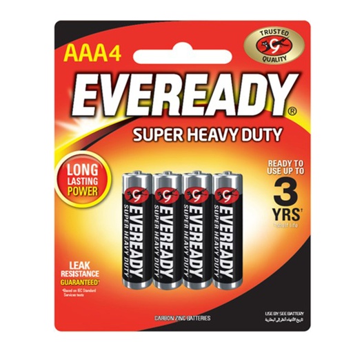 Eveready 1212BP4 AAA Batteries By by 4s