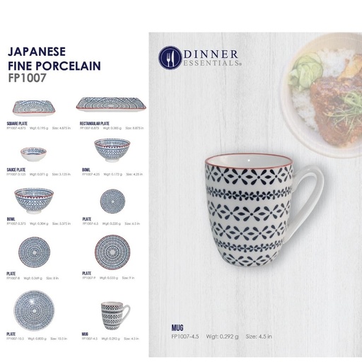 DINNER ESSENTIAL Decorative Printed Mug 4.5inch (3)