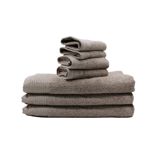 LINENS N' THINGS Face Towel Charlotte Collection 12" x 12" Simply Taupe