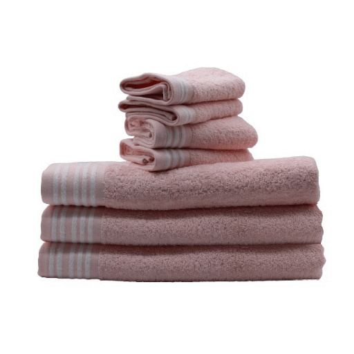 LINENS N' THINGS Face Towel Sophia Collection 12" x 12" Rose Quartz