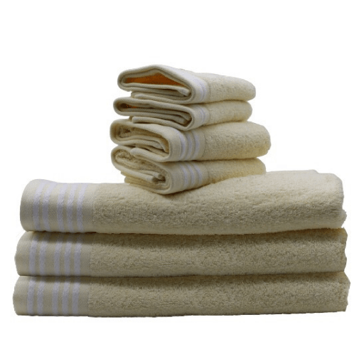 LINENS N' THINGS Hand Towel Sophia Collection 12" x 24" Transparent Yellow