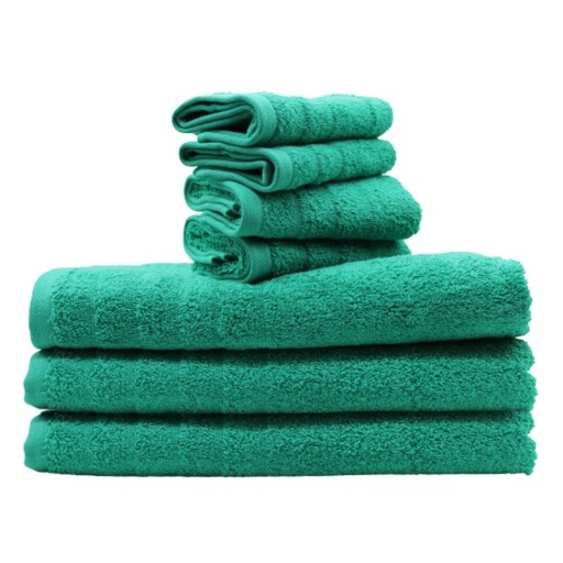 LINENS N' THINGS Bath Towel Amelia Collection 27" x 54" Ultramarine Green