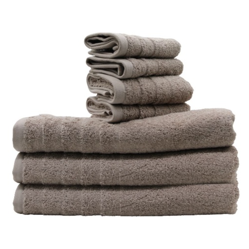 LINENS N' THINGS Face Towel Amelia Collection 12" x 12" Simply Taupe