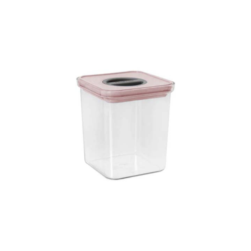 NEOFLAM Smart Seal Container Square, Food Storage 1.4 Liter Pink