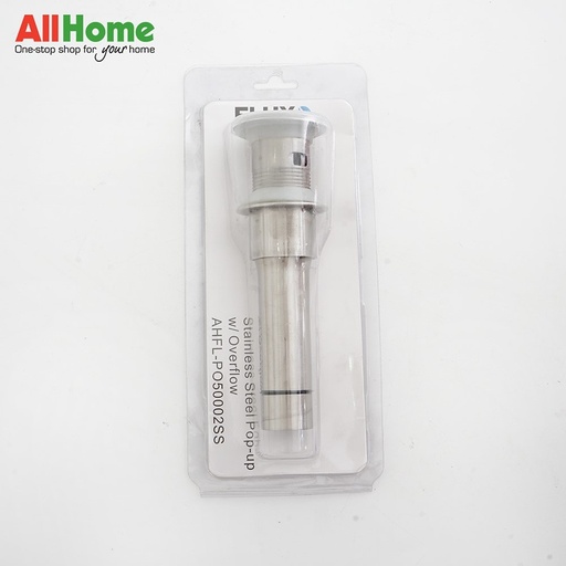 Fluxo Ahfl-Po50002Ss Steel Pop-Up w/ Overflow