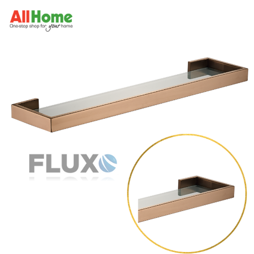 Fluxo Ahba15 Glass Shelf Rose Gold Ss304