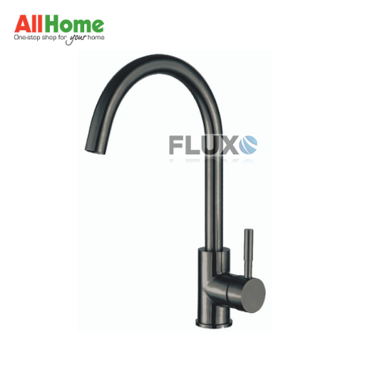 Fluxo Ahkmx1 Sus304 Kitchen Mixer Gooseneck Black