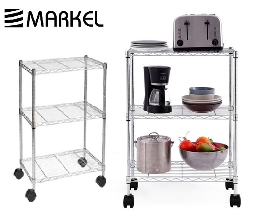 Markel Ld603581B3Cw Wire Shelving Cart 3L Stainless Steel 304
