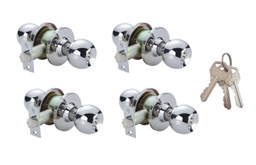 MARKEL Adk12-Me002/4Sn Entrance Cylindrical Lockset 4Keys Alike Grade 2