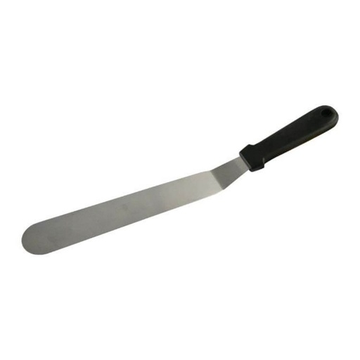 MASFLEX Stainless Steel Cooking Utensil Angled Spatula with Plastic Handle