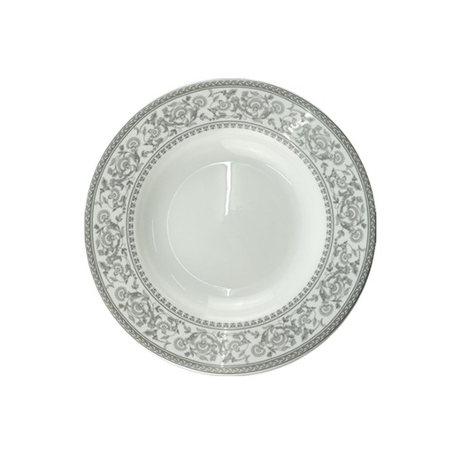 LA OPALA Sovrana Elegant Dinnerware Persian Silver