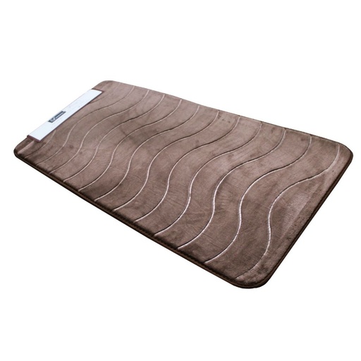 LINENS N' THINGS Memory Foam Bathroom Mat Wave 50X80 Pinecone