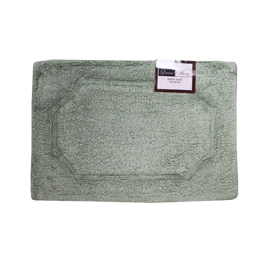LINENS N' THINGS Cotton Bathroom Rug Turner Collection 50X80 Seagrass