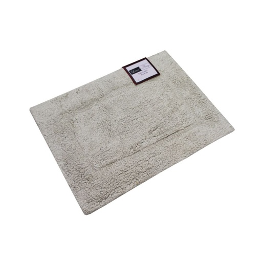 LINENS N' THINGS Cotton Bathroon Rug Hugh Collection 40X60 Simple Taupe