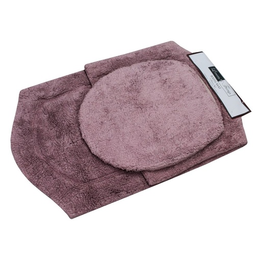 LINENS N' THINGS Cotton Bathroom Rug Hurley Collection 3 Piece Set  Nostalgia Rose
