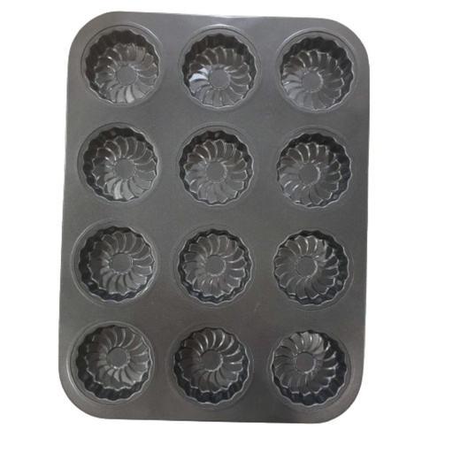 PRISM COLLECTION Baking Tray Muffin Tray By 12 Flower Design