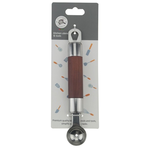 KITCHEN SECRETS Stainless Steel Melon Baller Scooper - STP038