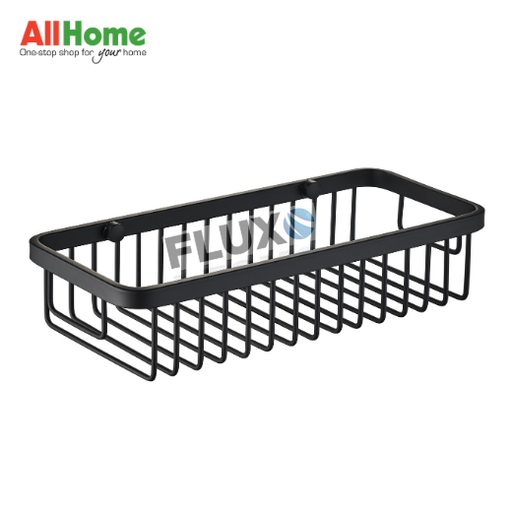 FLUXO AHBA16 Basket Rectangle Black Matte SS304