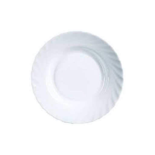 LUMINARC Trianon Curvy Dinnerware Soup Meal Plate 22.5in