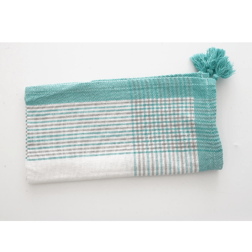 SUR LA TABLE Table Napkin Fabric WIth Tassle With Multiple Color Variations