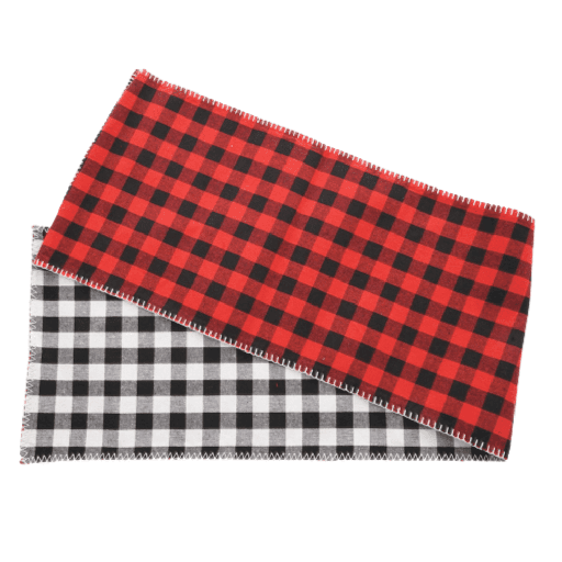 Sur La Table - Table Runner Checkered Red/Black