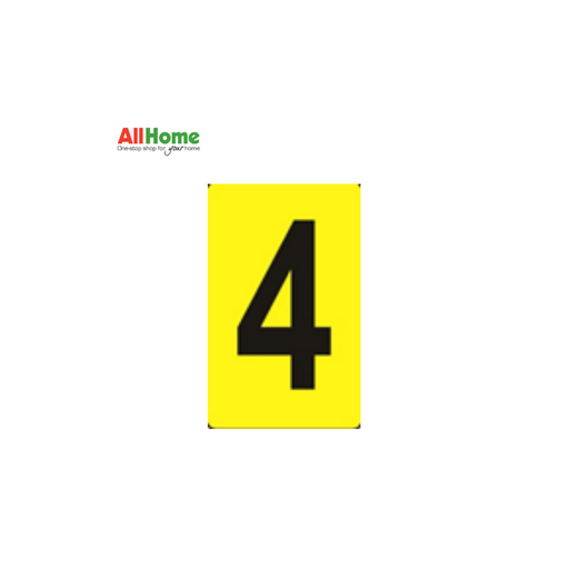 MELCAR Numerical 4 Signage 4X6