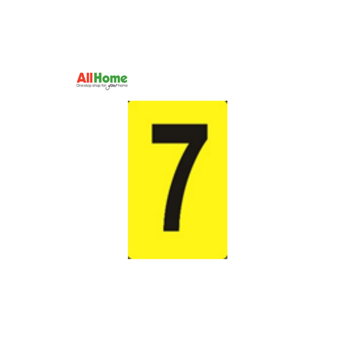 MELCAR Numerical 7 Signage 4X6