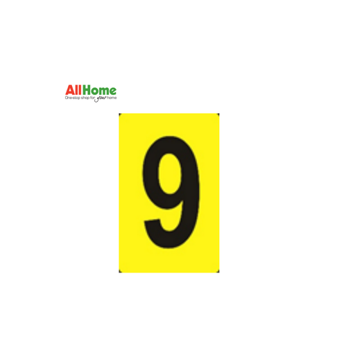 MELCAR Numerical 9 Signage 4X6