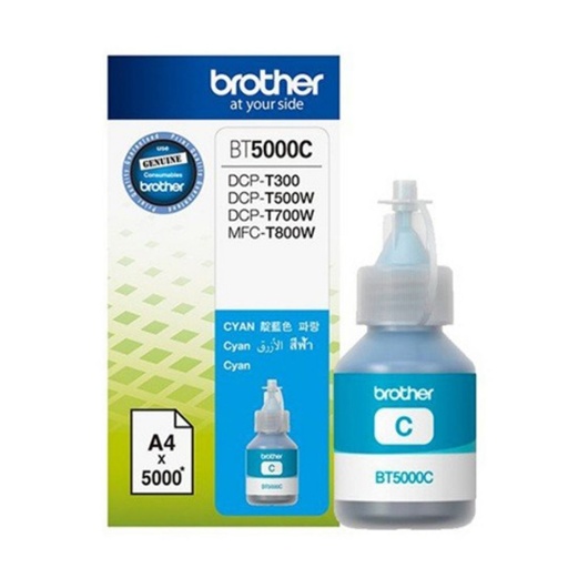 BROTHER BT-5000 Genuine Printer Ink Bottle Cyan