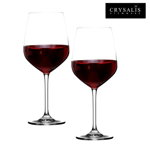 CRYSALIS Crystal Cabernet Cocktail Glass 627ml Set of 2