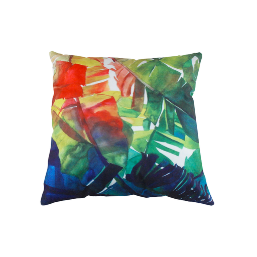 STYLE & COLLECTION Throw Pillow Case Suede 17" x 17" Water Color Banana