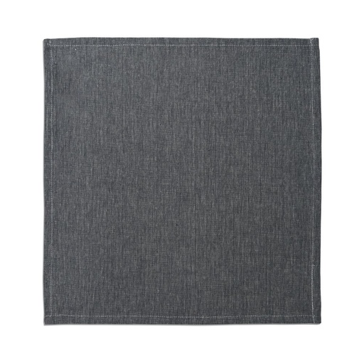 HAPPY TABLE Table Napkin Hemmed Dark Dark Gray With Multiple Size Variations