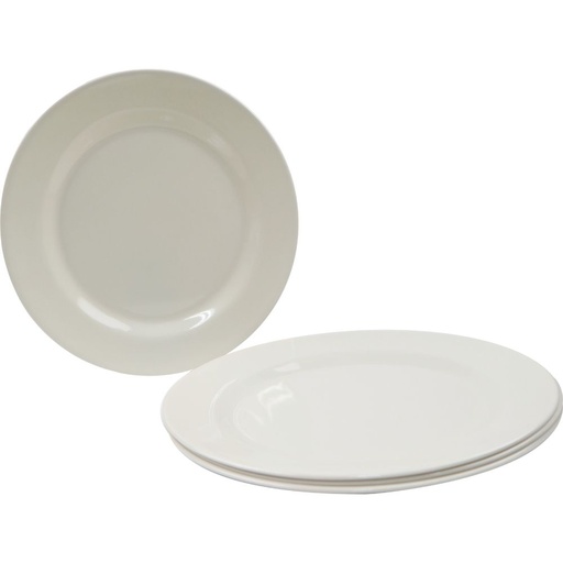 BESTWARE Round Dinner Plate 10in Set Of 4