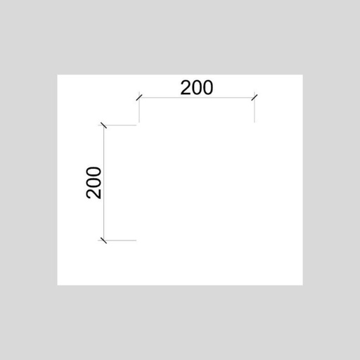 MSC WALL PLAIN WHT 20 X 20