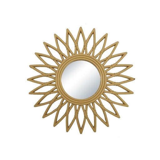 Rattan Star-Shaped Decorative Mirror 6065