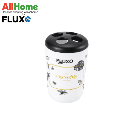FLUXO TOOTHBRUSH HOLDER BLK BANANA LEAF