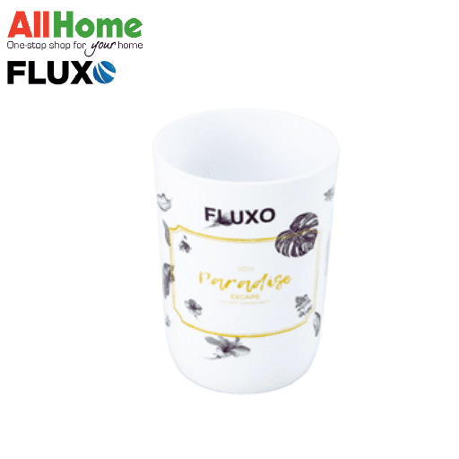 FLUXO BATHROOM CUP BLACK BANANA LEAF