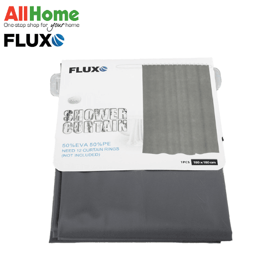 FLUXO EVA SHOWER CURTAIN GRAY 180X180