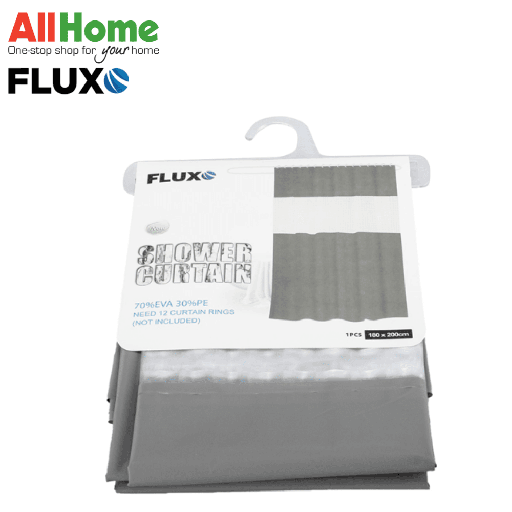 FLUXO SPLICING SHOWR CURTAIN GRAY 180X180CM