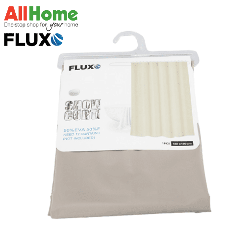 FLUXO EVA SHOWER CURTAIN BEIGE 180X180