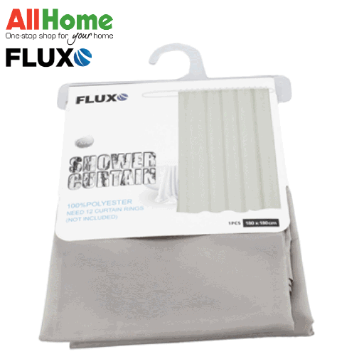 FLUXO CLOTH SHOWER CURTAIN BEIGE 180X180