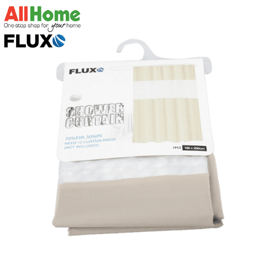 FLUXO SPLICING SHOWER CURTAIN BEIGE 180X200