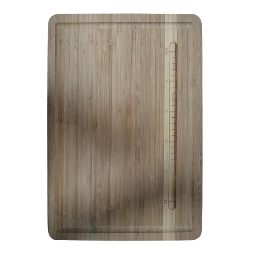 KITCHEN MAESTRO Bamboo Chopping Board With Ruler 