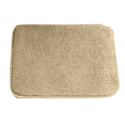BARE FOOT Microfiber Bathroom Rug Natural With Multiple Size Variations
