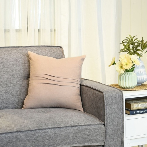 Throw Pillow Case Wave Stripe 17" x 17" Pink