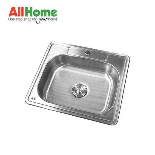 TAPP TS03 SS201 SINK 25X22 W/ DOME PTRAP