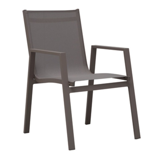 GARDEN STORY Meg Snow White Outdoor Dining Chair